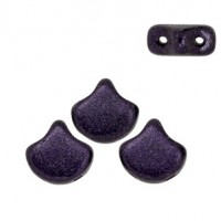 Ginko Leaf Bead Perlen 7.5x7.5mm Metallic dark purple